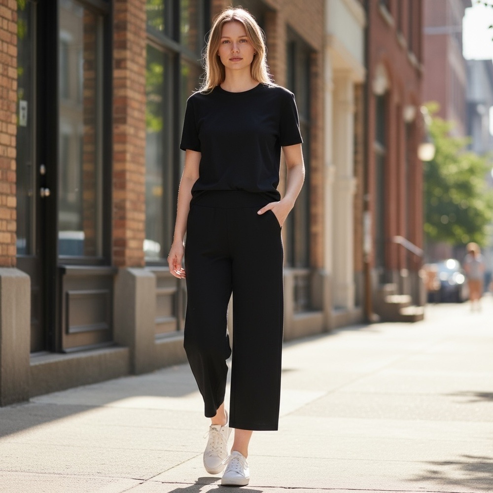 INC Black Comfy Sleepwear Nightwear Sleep Pant Loungewear